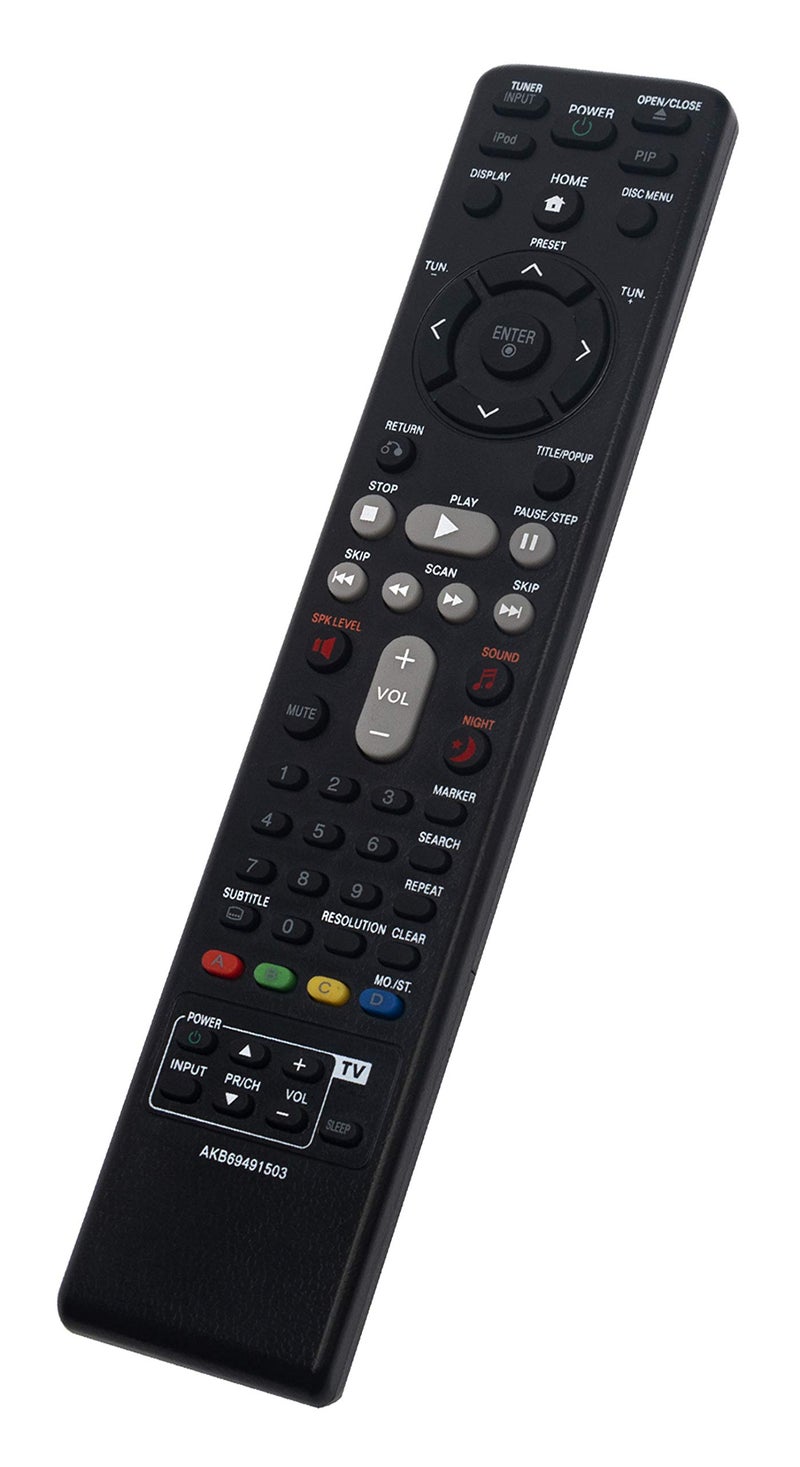 Vinabty AKB69491503 Replaced Remote fit for LG Network Blu-ray Disc Home Theater System LHB953 LHB977 HB954PAAD HB954SA HB954SA-AP HB954SAAP LHB953 LHB977 HB954SAAP HB954SA-DD SB94SA-S SB94SA-C SB94SA-W - Image 1
